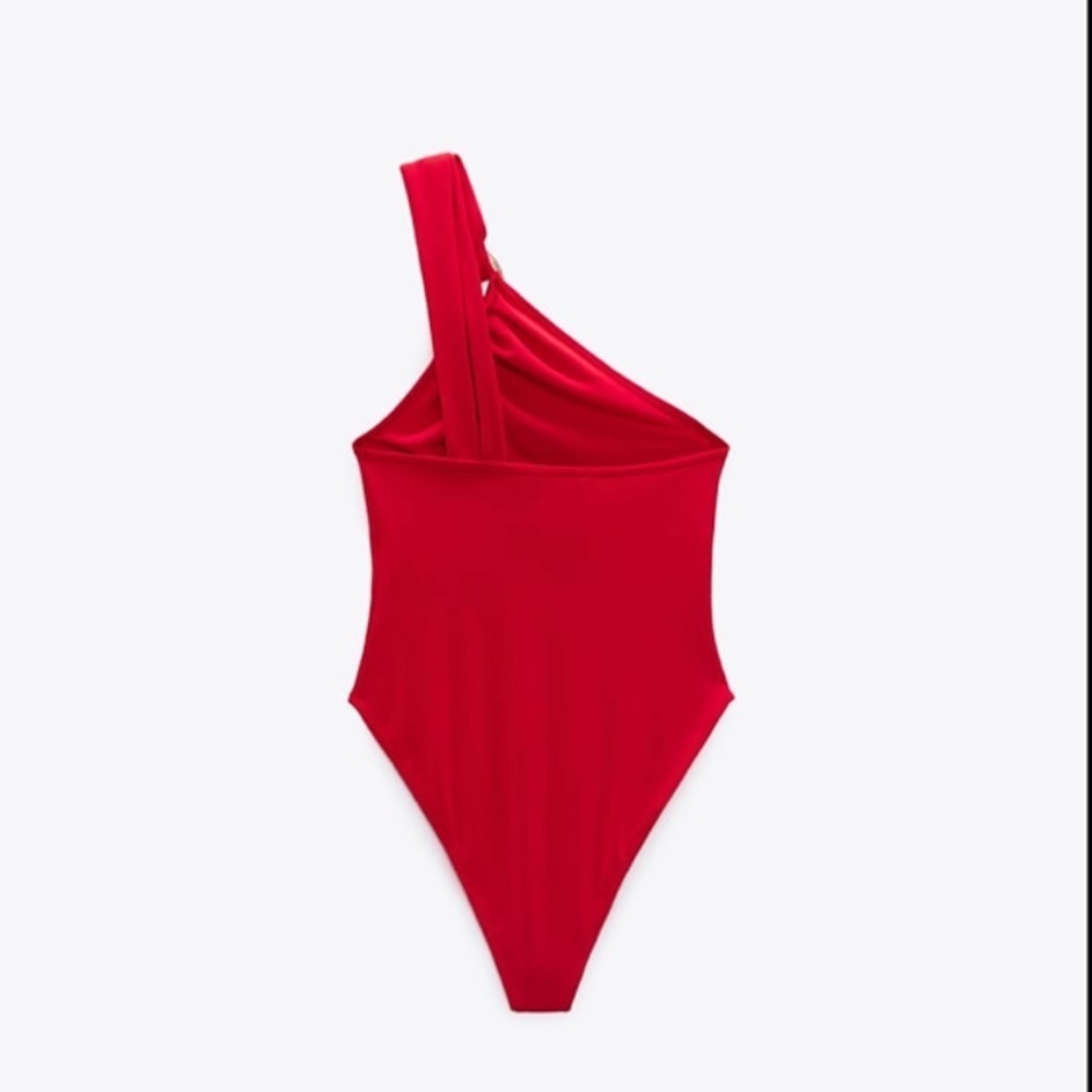 ❤️ RING TRIM CROSS STRAP BODYSUIT - Picture 5 of 5